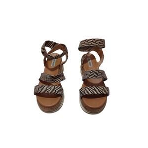womens steve madden bandi platform sandals size 9